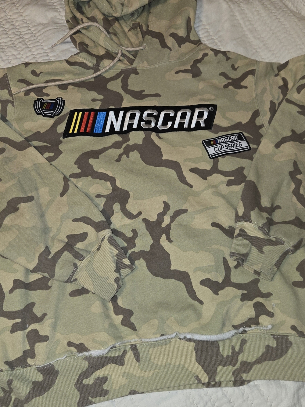 Nascar Camo Hoodie - Tan & Brown - Picture 8 of 16